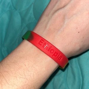 Ethiopia Wristband Factory Rubber Stretch Bracelet